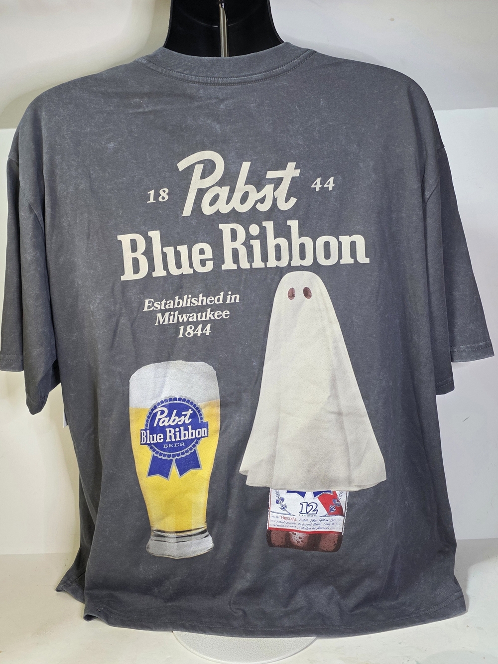 Pabst Blur Ribbon Halloween Tee Mens Size XL
